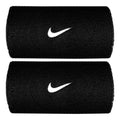 Swoosh Classic Doublewide Polsino anti sudore lungo - nero, bianco