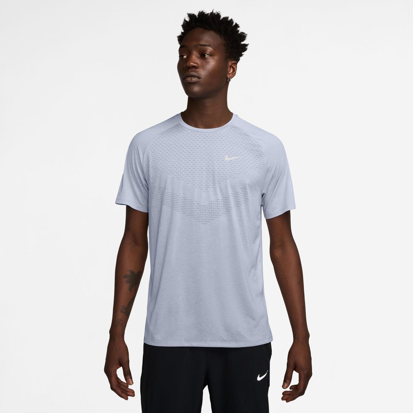 Nike Stride Camicia da corsa Uomini - grigio, grigio