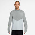 Pacer Winterized Half-Zip Camicia da corsa Uomini - grigio, argento