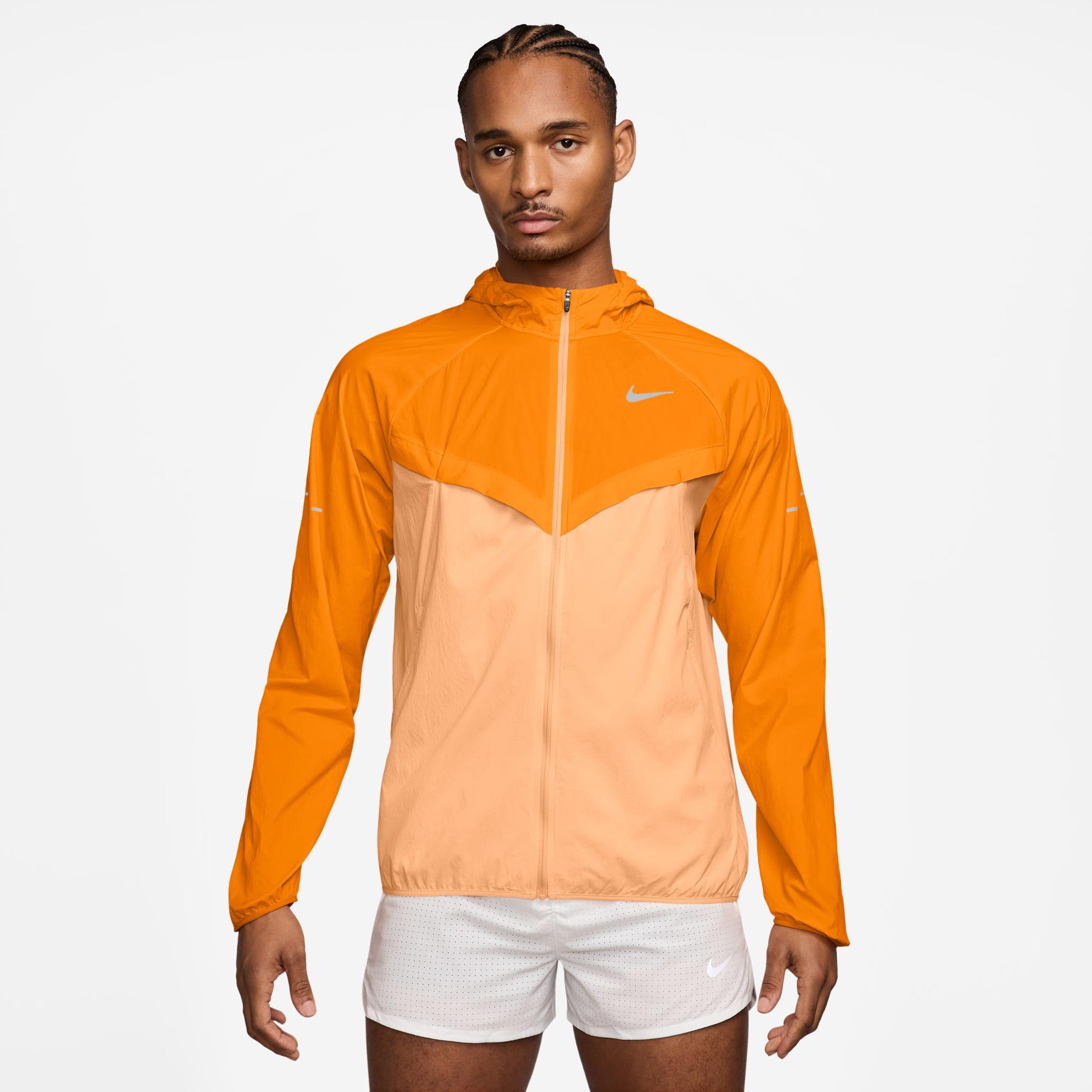 Nike Stride Giacca da corsa Uomini - crema, argento