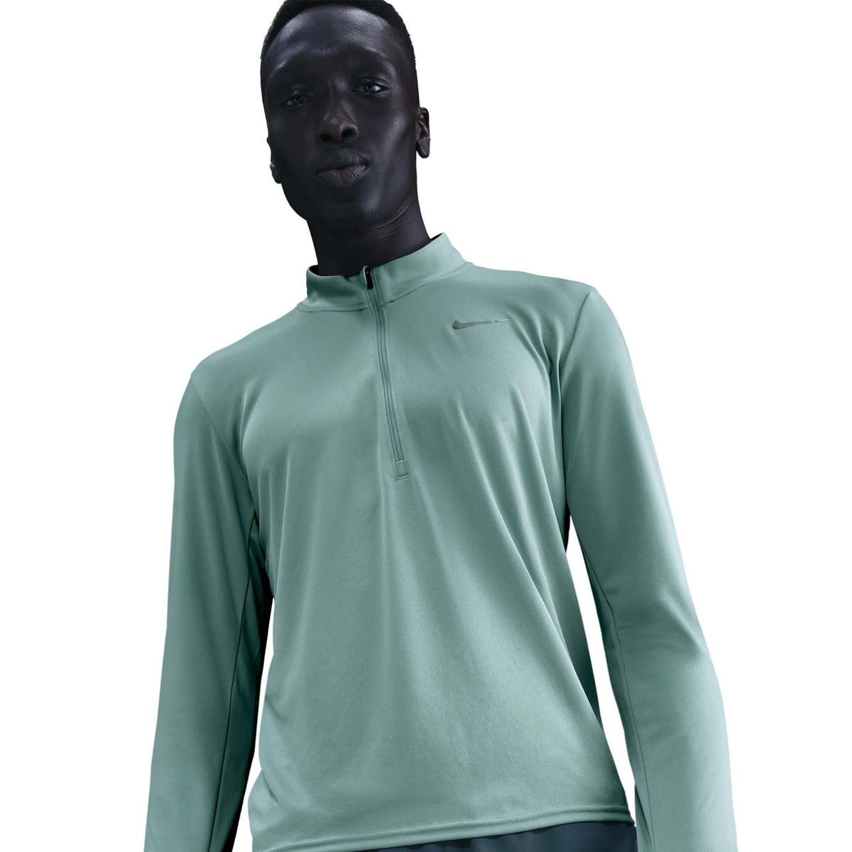 Nike Pacer Half-Zip Camicia da corsa Uomini - turchese, argento