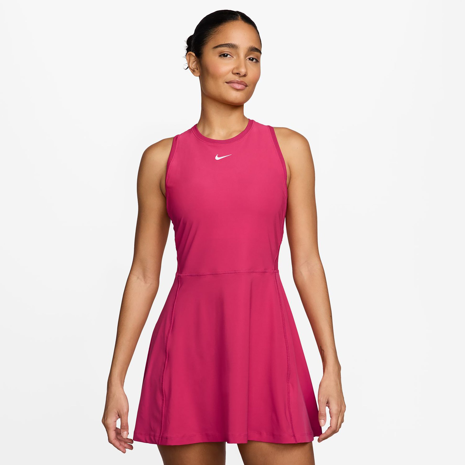 Nike Dri-FIT Victory Abito Donna - berry, bianco