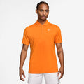 Dri-Fit Victory Court Solid Polo Uomini - arancione, bianco