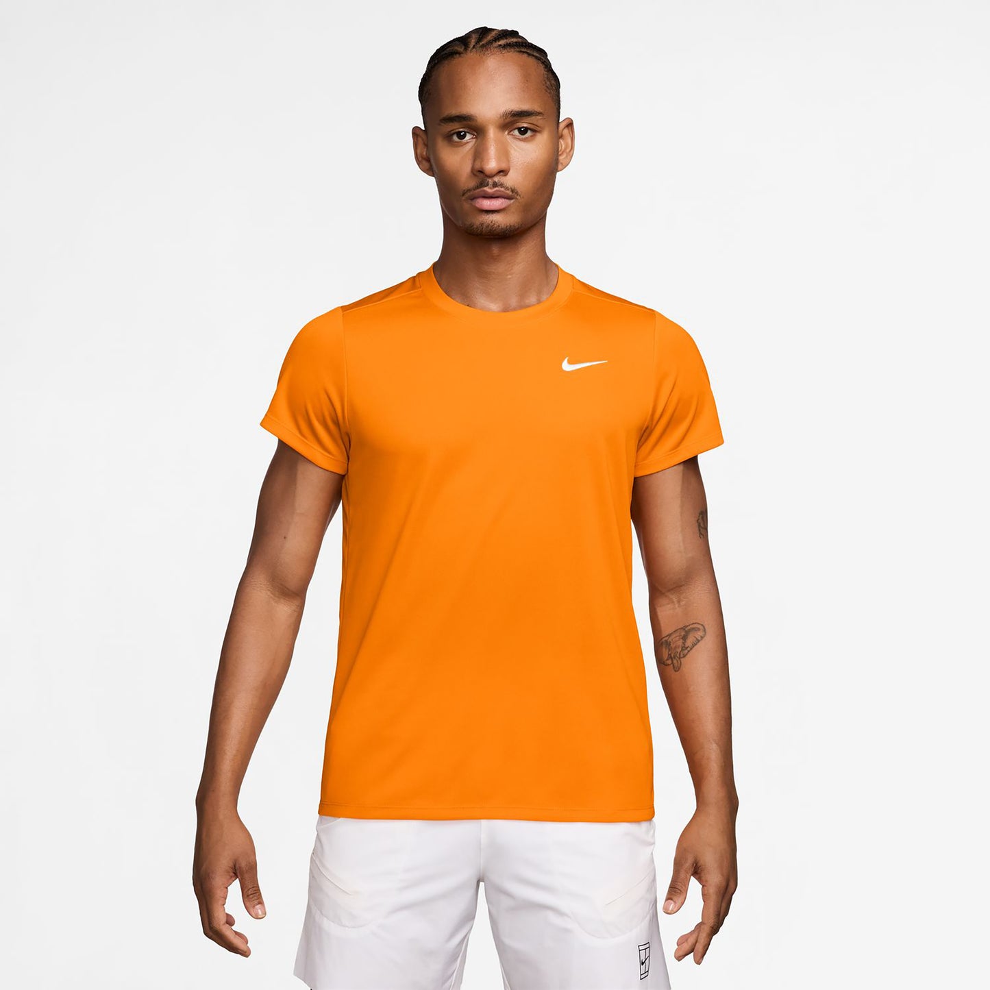 Nike Court Victory Dry Maglietta Uomini - arancione, bianco