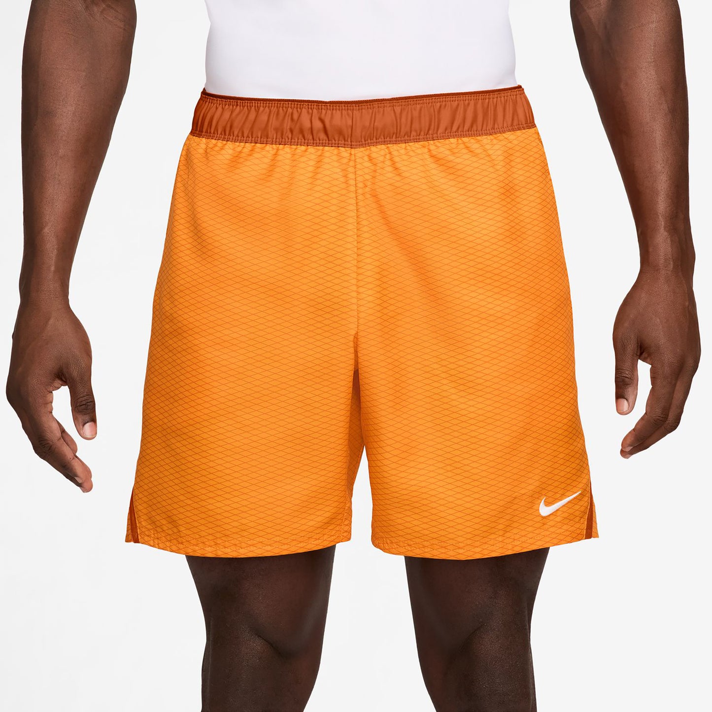 Nike Court Victory Dri-Fit 7in Aop Pantaloncini Uomini - arancione, arancione