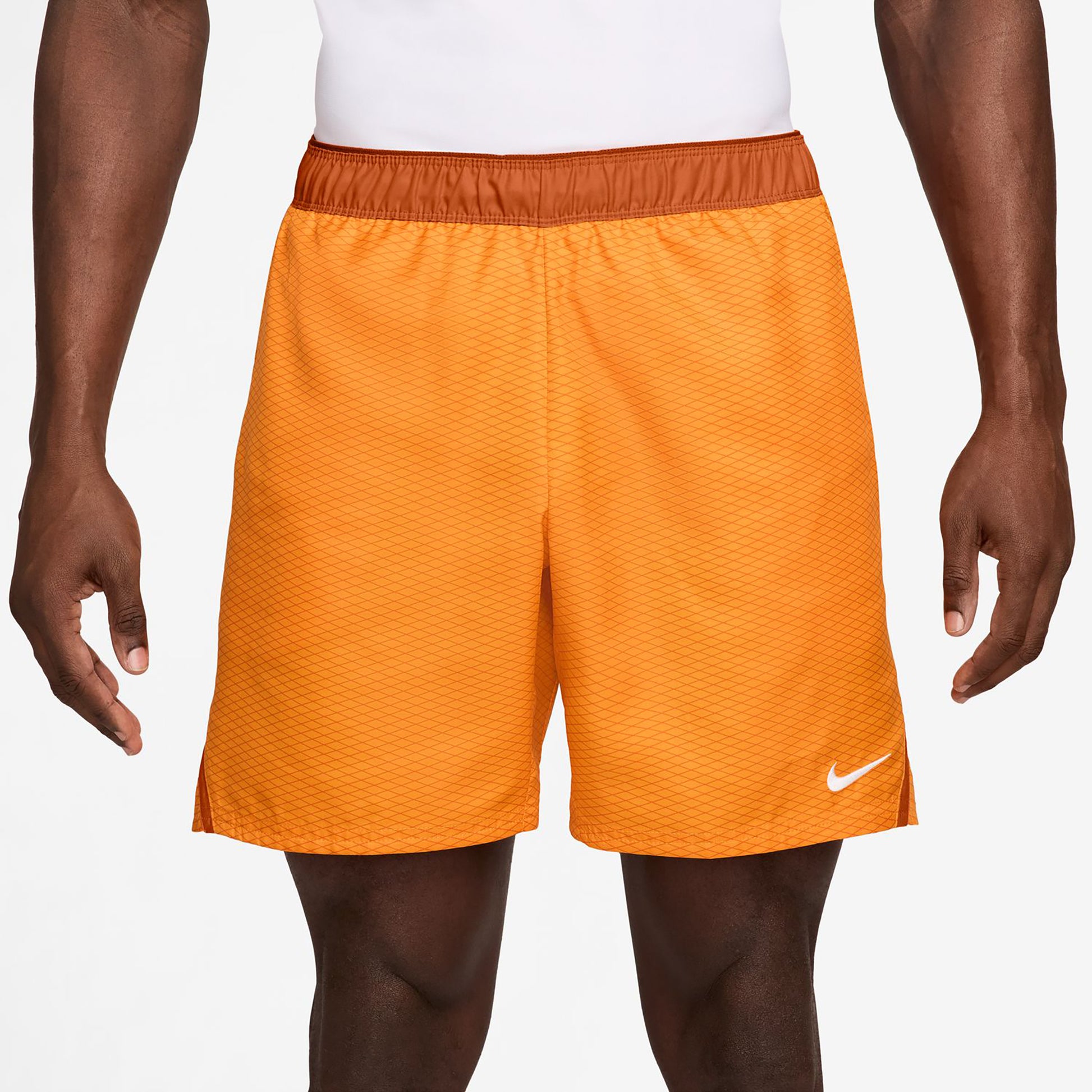 Nike Court Victory Dri-Fit 7in Aop Pantaloncini Uomini - arancione, arancione