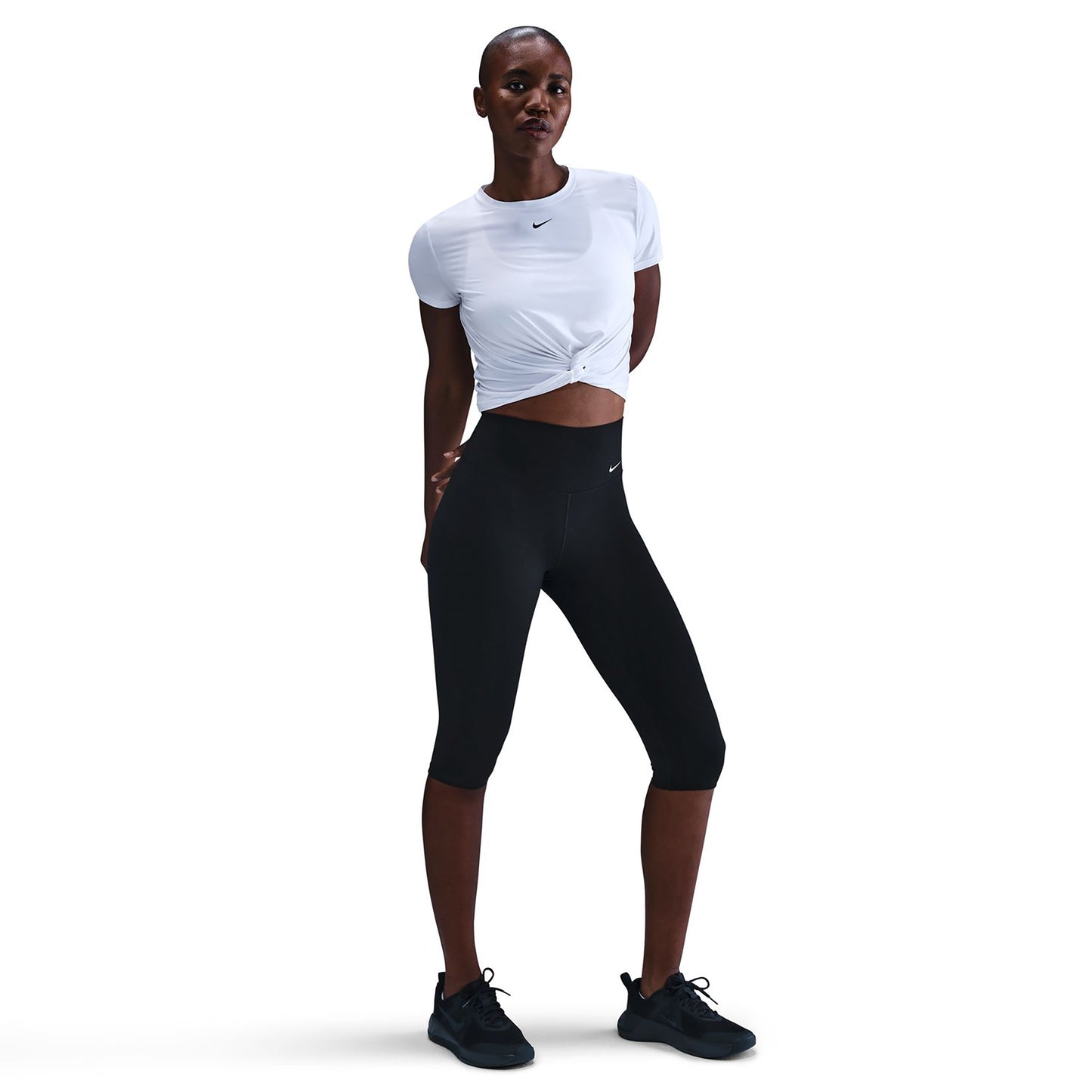 Nike Dri-Fit One Calzamaglia Donna - nero, bianco