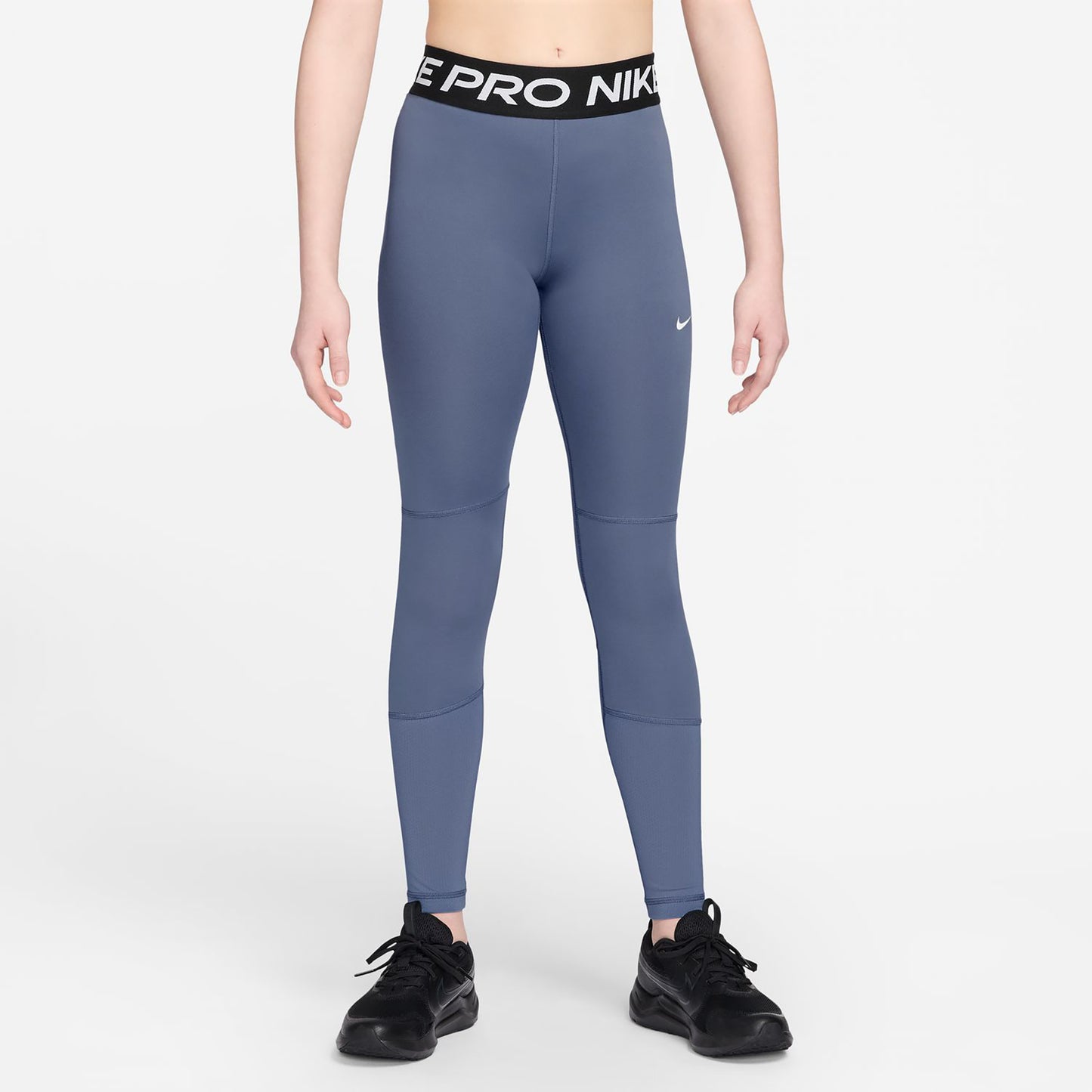 Nike Pro Calzamaglia Ragazze - grigio-blu, nero