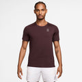 Sinner Court Dri-FIT Advantage Maglietta Uomini - rosso scuro, bianco
