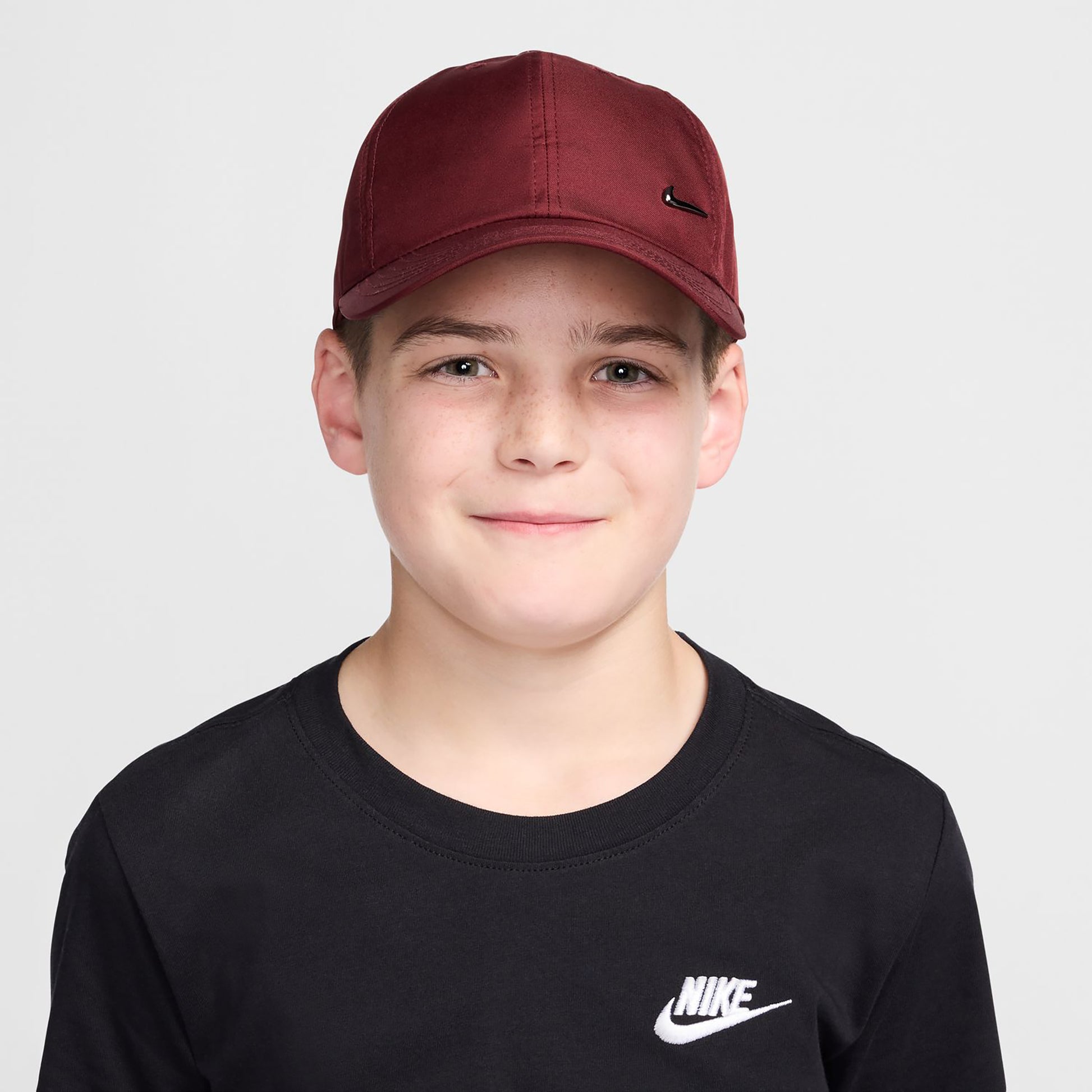 Nike Dri-FIT Club Metal Swoosh Cappellino Bambini-vino rosso