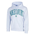 Court Dri-Fit Fleece Heritage Felpa Con Cappuccio Uomini-Grigio Chiaro,Color Petrolio