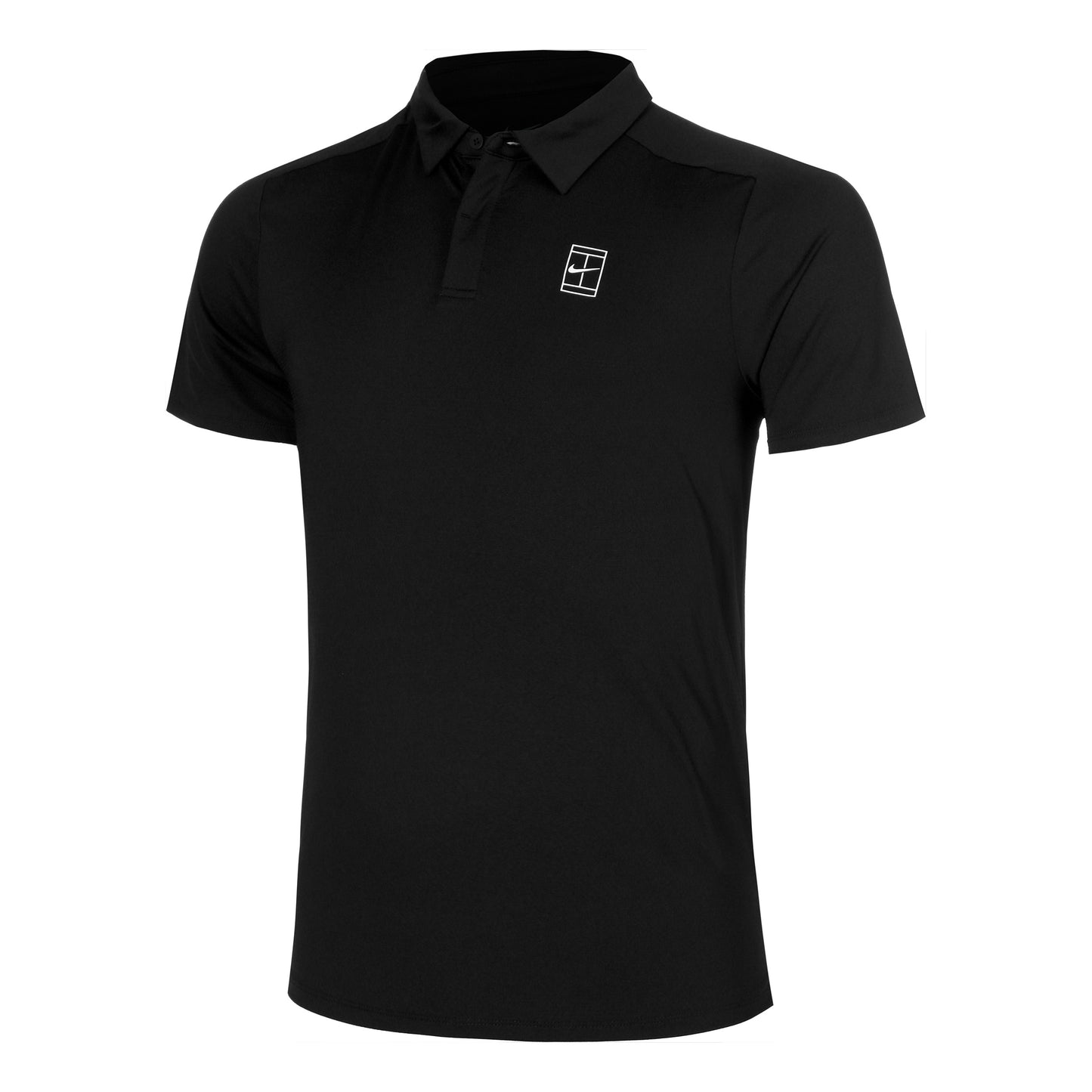 Nike Court Dri-FIT Advantage Polo Uomini-nero