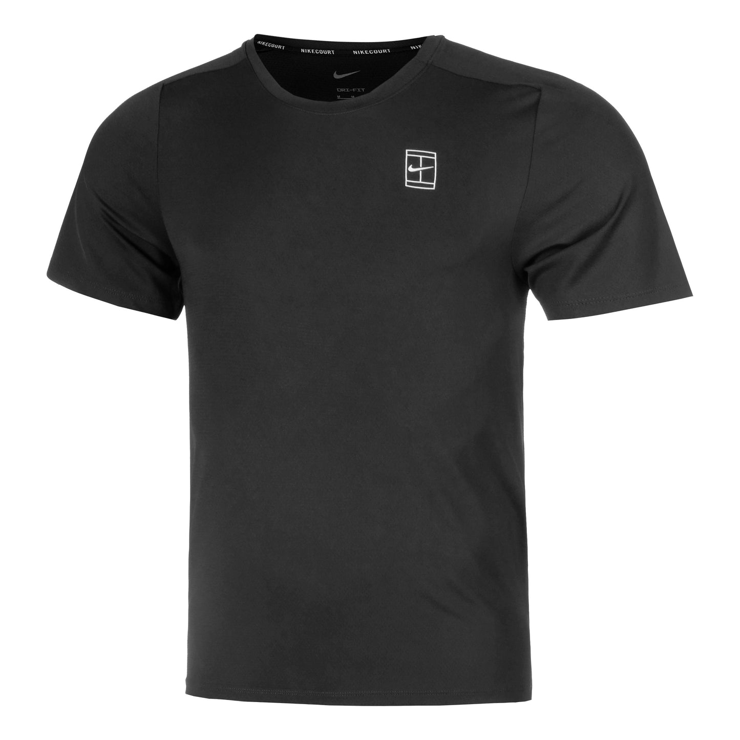 Nike Court Dri-Fit Advantage Maglietta Uomini-Nero,Bianco
