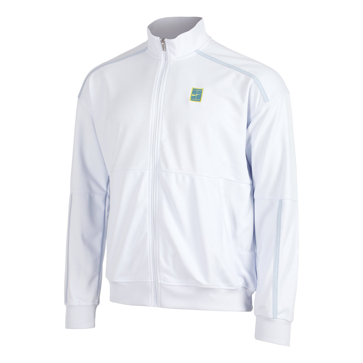Nike Court Heritage Giacca Da Allenamento Uomini-Grigio Chiaro,Blu Chiaro