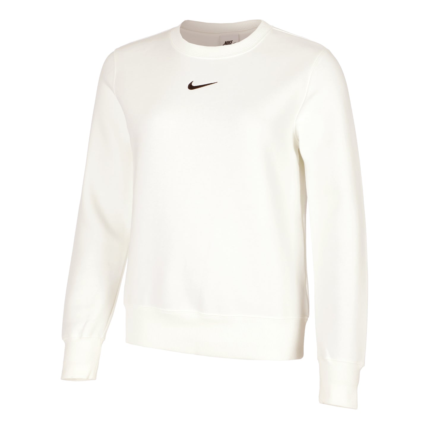 Nike Phoenix Fleece Crew Felpa Donna - bianco, nero