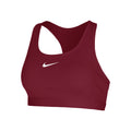 Swoosh Medium Reggiseni sportivi Donna - rosso scuro, bianco