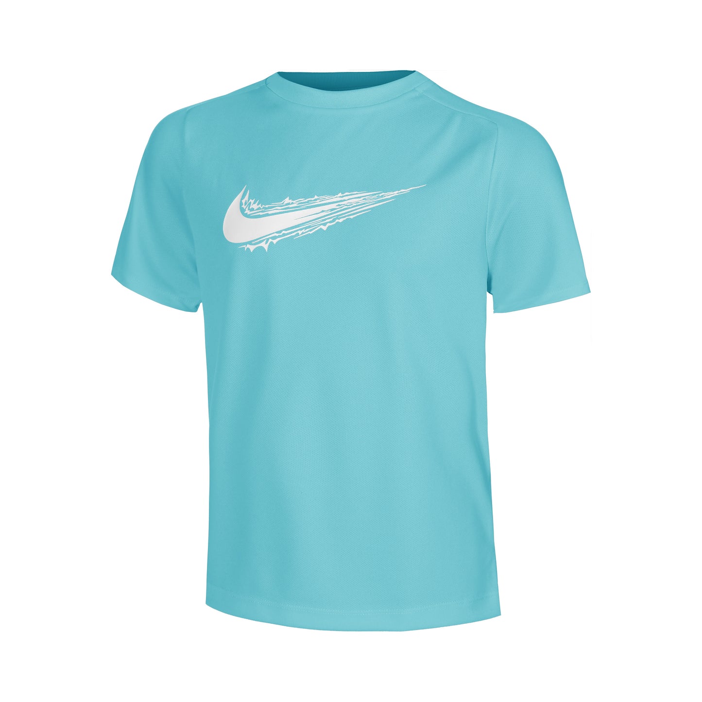 Nike Dri-Fit Multi Maglietta Bambini-Turchese,Bianco