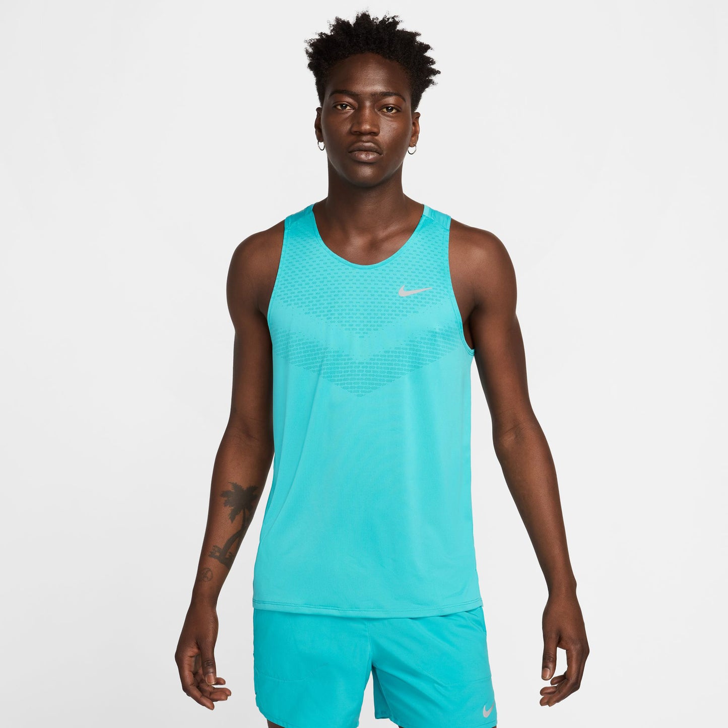 Nike Stride Camicia da corsa Uomini - turchese