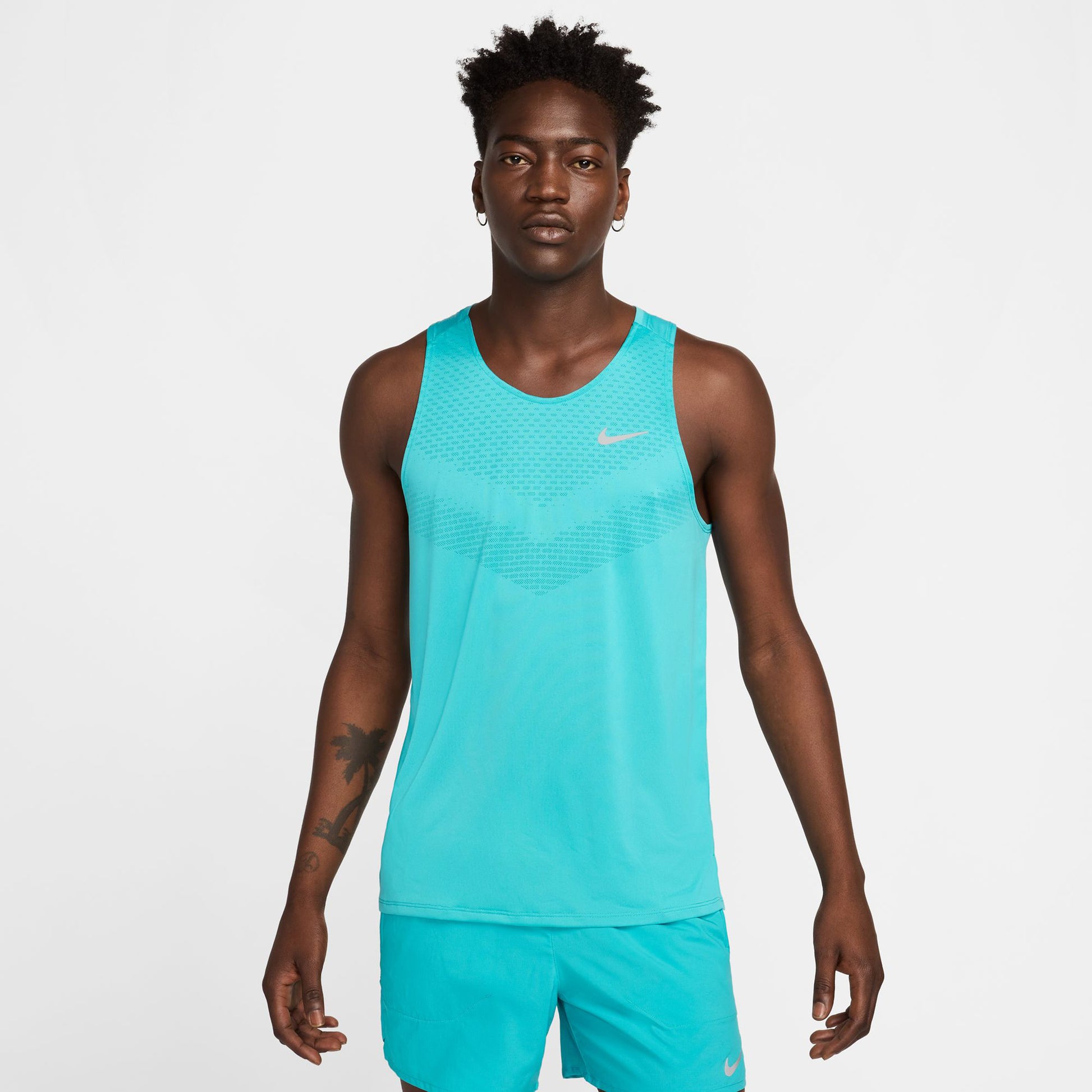 Nike Stride Camicia da corsa Uomini - turchese