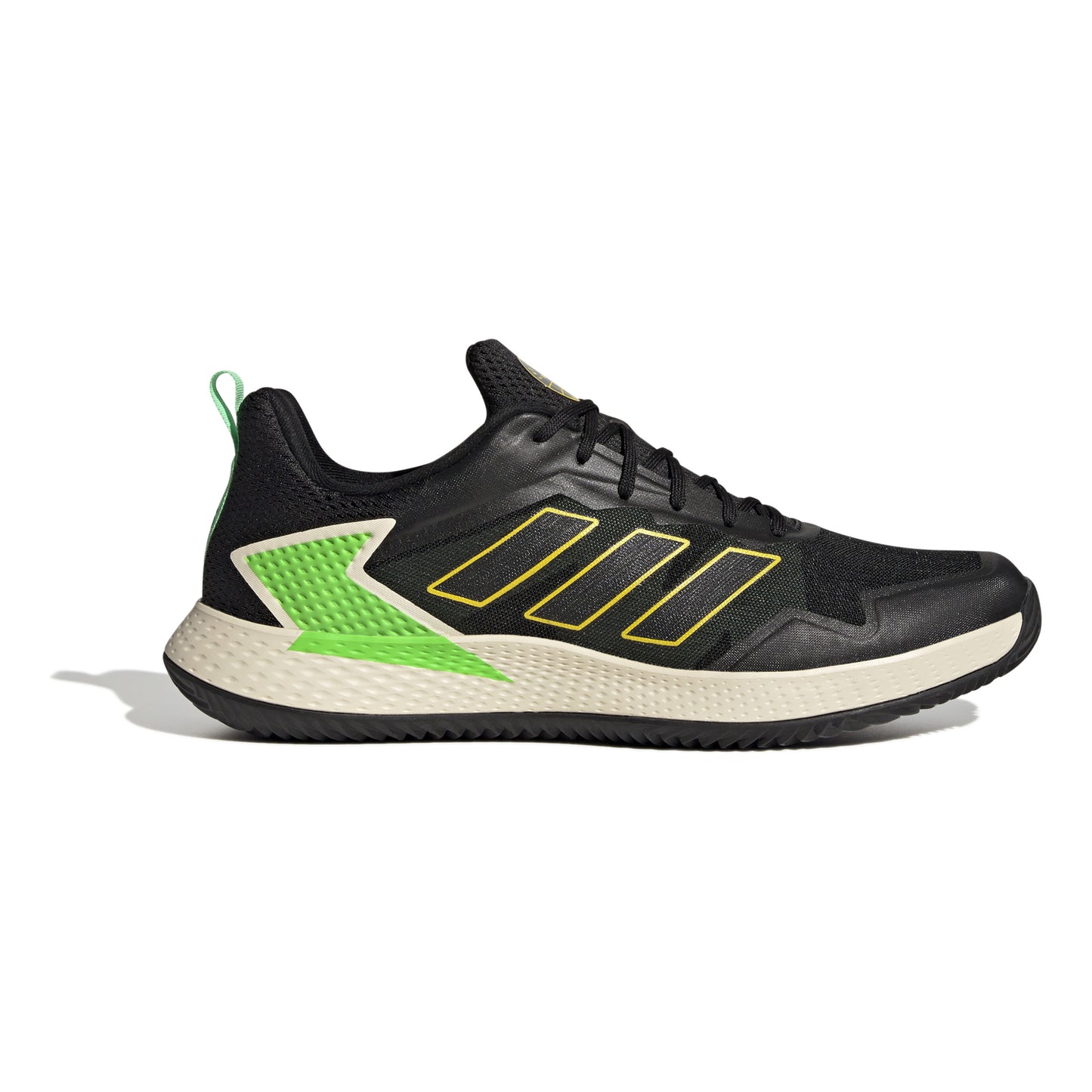 adidas Defiant Speed Scarpa per terra rossa Uomini - nero, verde neon