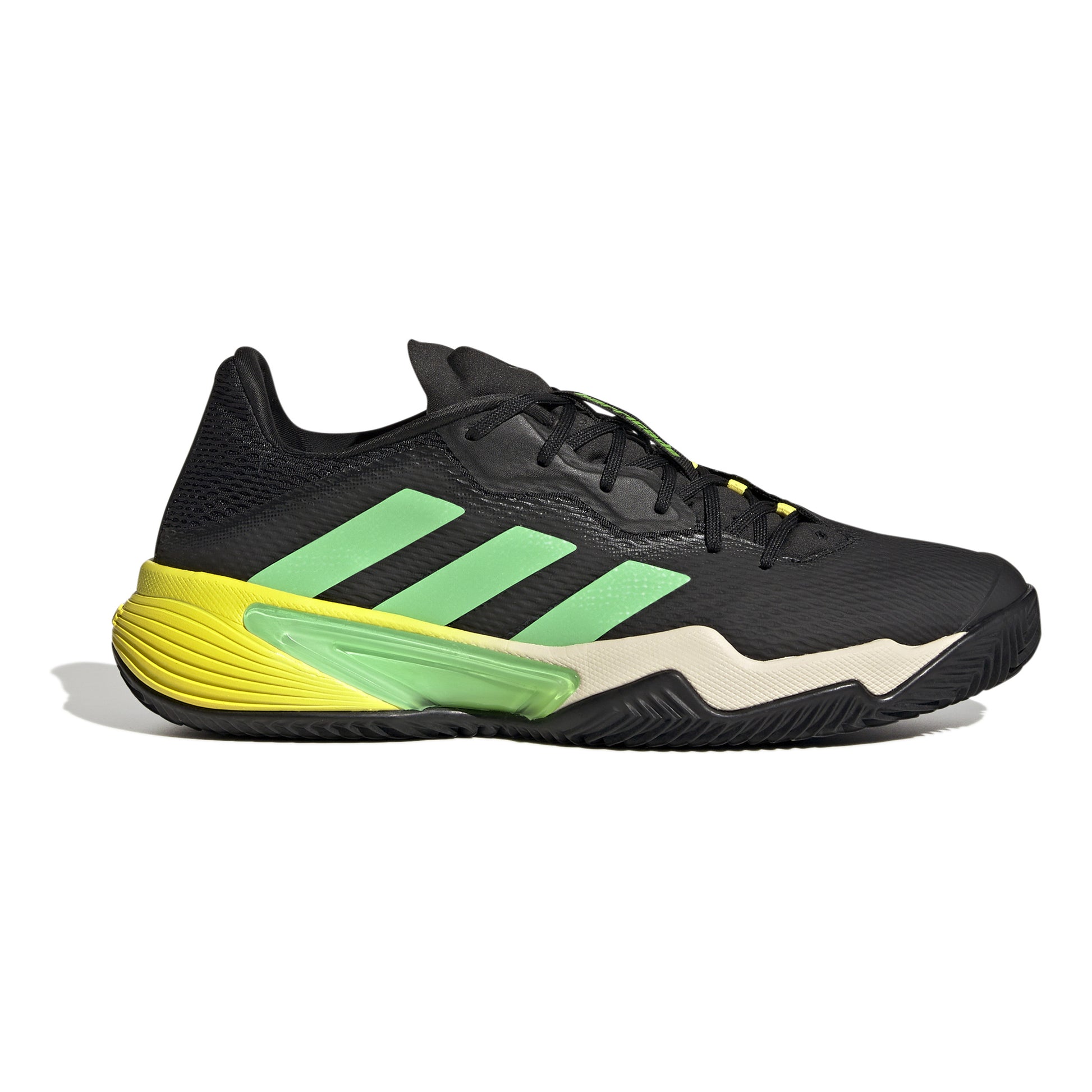 adidas Barricade Scarpa per terra rossa Uomini - nero, verde