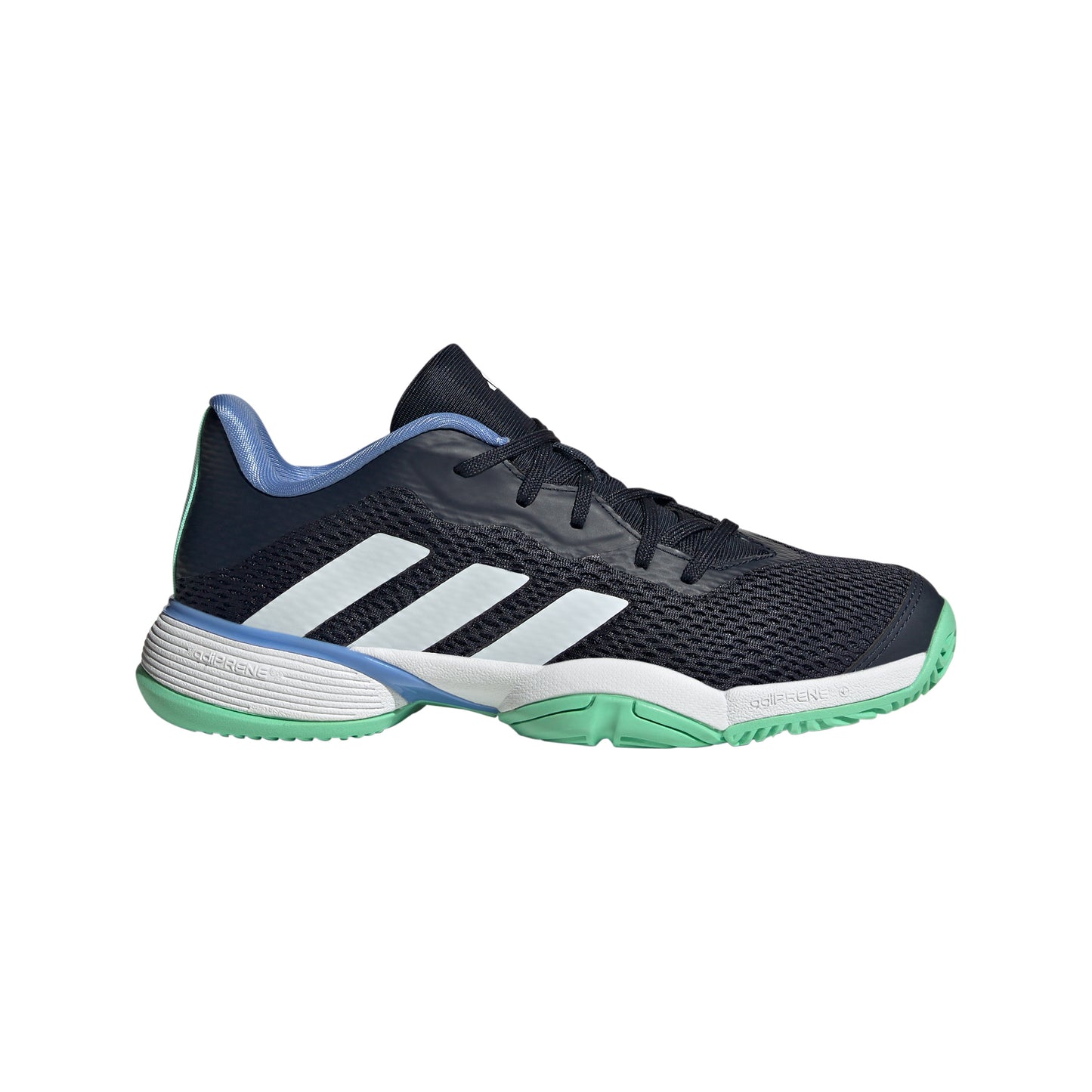 adidas Barricade Scarpa per tutte le superfici Bambini - blu scuro, bianco