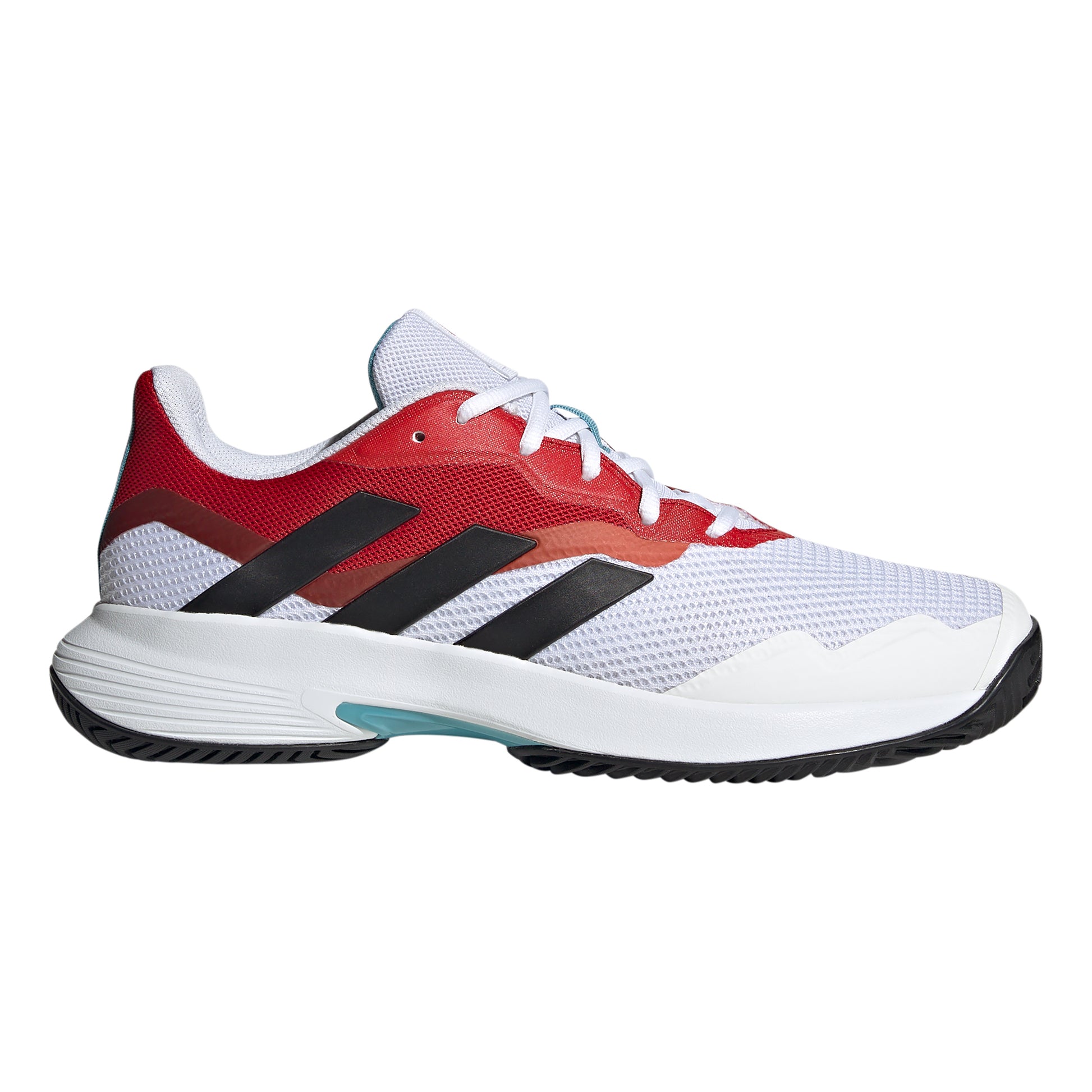 adidas CourtJam Control Scarpa per tutte le superfici Uomini - bianco, rosso