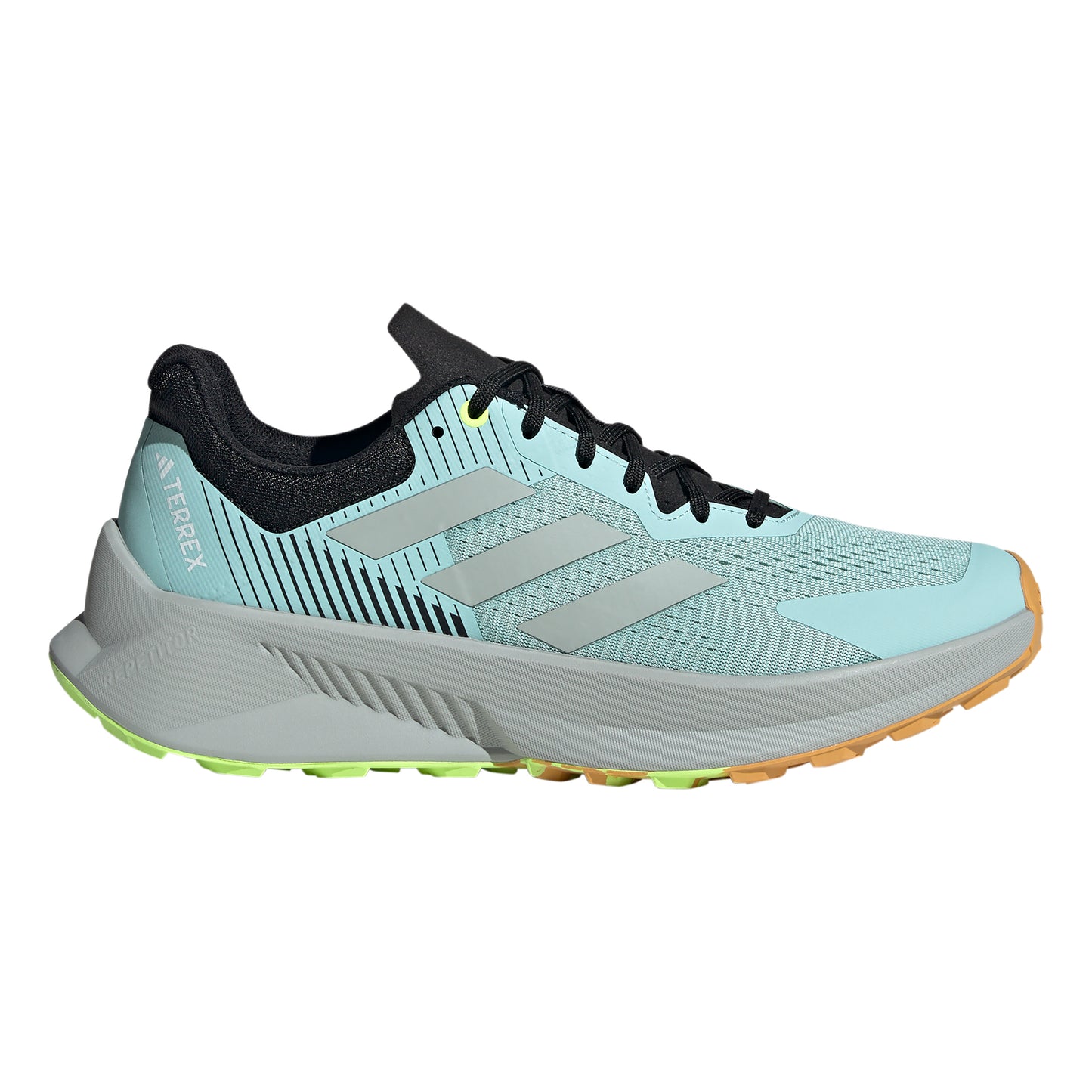 adidas Soulstride Flow Scarpa da trail Uomini - grigio, lime