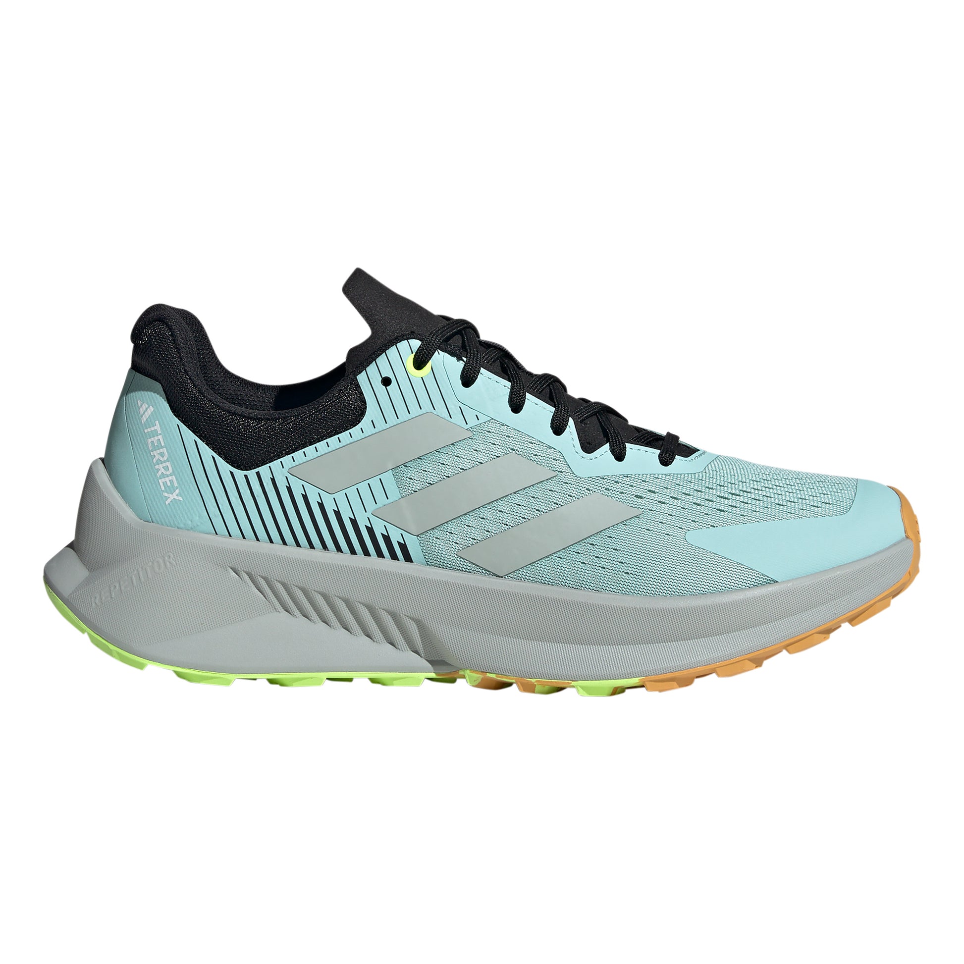 adidas Soulstride Flow Scarpa da trail Uomini - grigio, lime