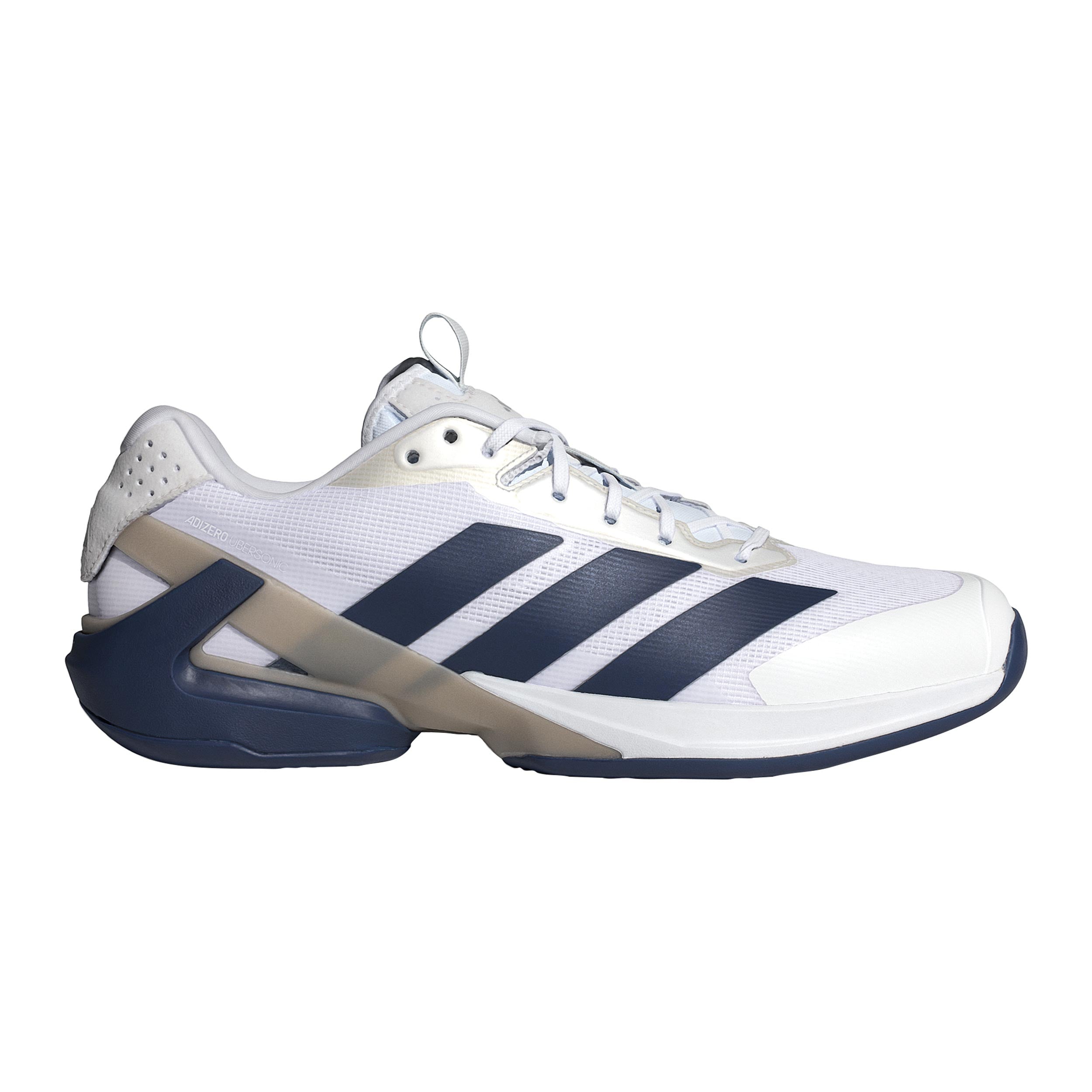 adidas adizero Ubersonic 5  Scarpa per tutte le superfici Uomini - bianco, blu scuro