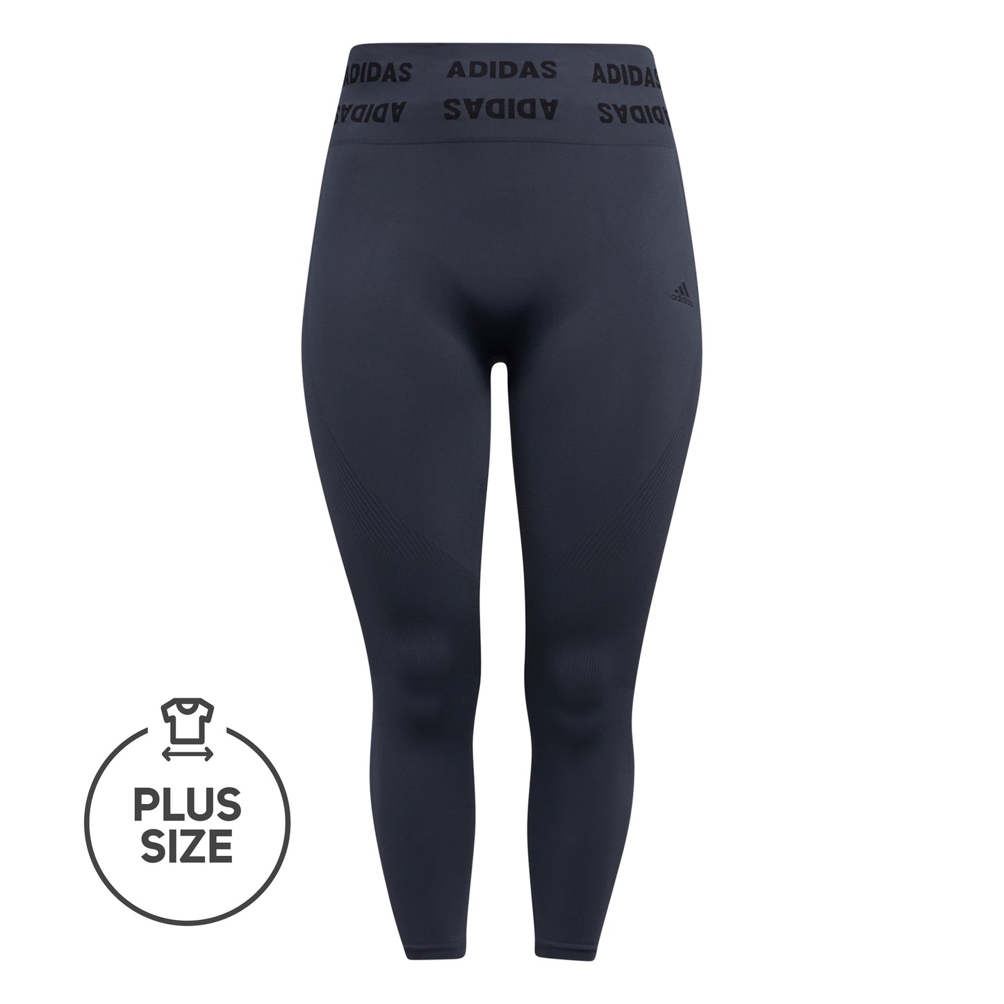 adidas Aeroknit Plus Size Calzamaglia Donna - grigio scuro, nero