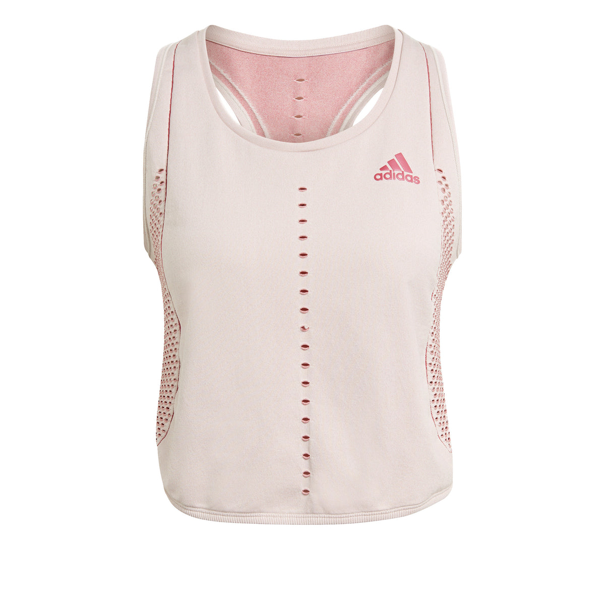 adidas Primeblue PK Canottiera Donna - crema, rosa