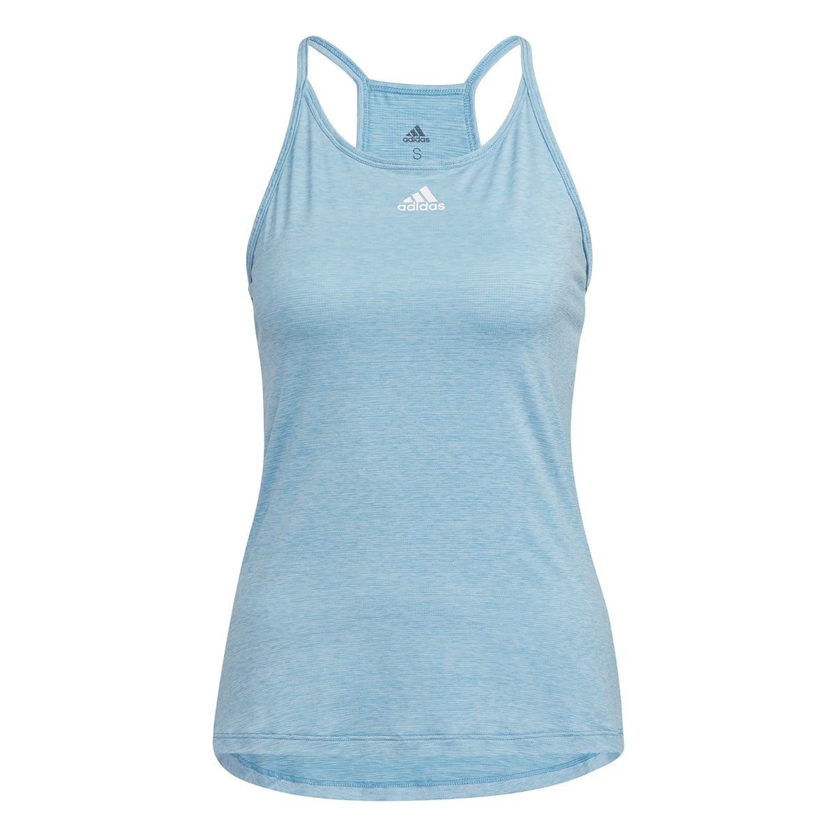 adidas Performance Canottiera Donna - blu chiaro, bianco