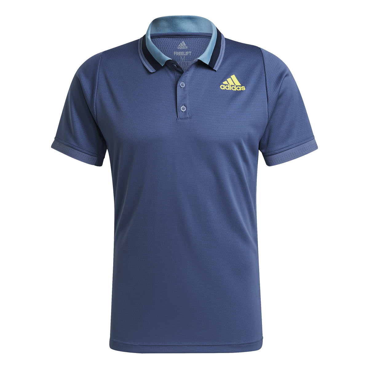 adidas Primeblue Freelift Heather Polo Uomini - blu scuro, giallo