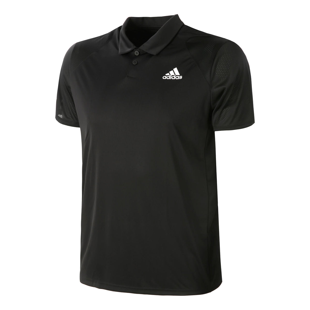 adidas Club 3 Stripes Polo Uomini - nero, bianco