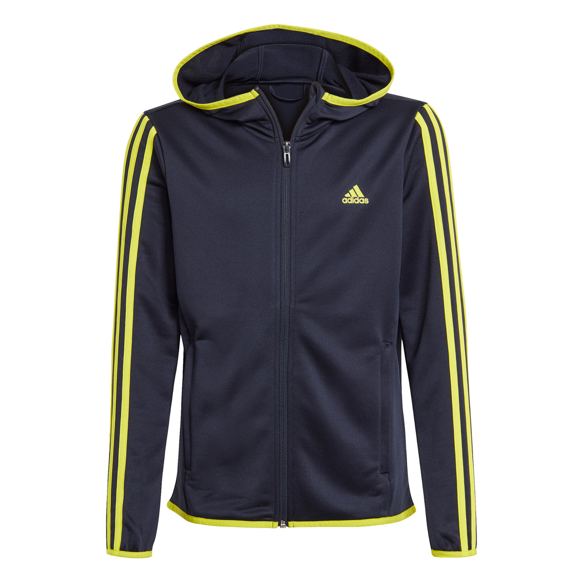 adidas 3Stripes Felpa Ragazzi - blu, giallo