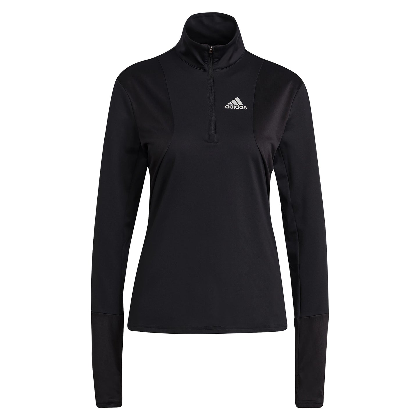 adidas Own The Run Half-Zip Manica lunga Donna - nero, bianco