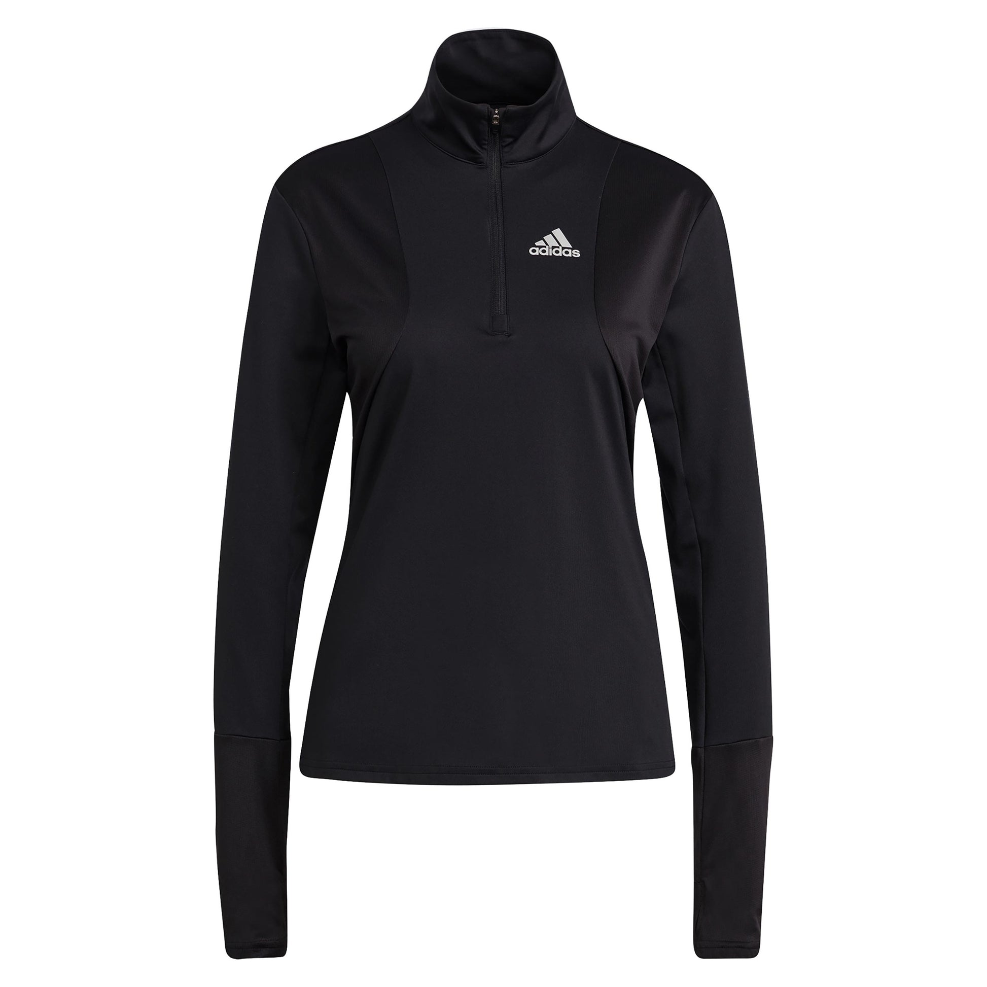 adidas Own The Run Half-Zip Manica lunga Donna - nero, bianco
