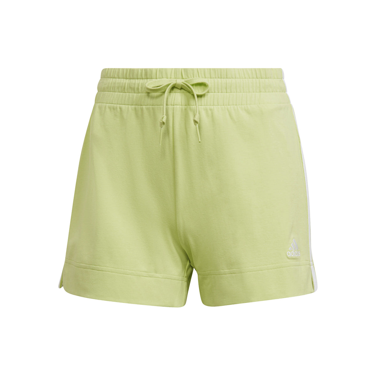 adidas Slim 3-Stripes Pantaloncini Donna - verde, bianco