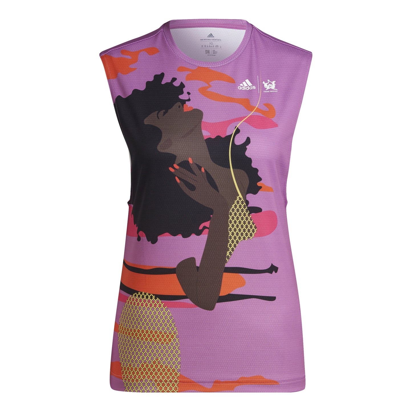 adidas New York Unitefit SVL Canottiera Uomini-Viola,Multicolore
