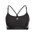 Aeroreact Low-Support 3Stripes Reggiseni sportivi Donna - nero