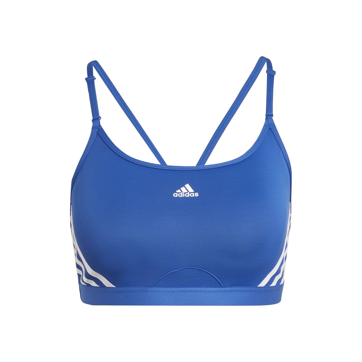 adidas Aeroreact Low-Support 3Stripes Reggiseni sportivi Donna - blu