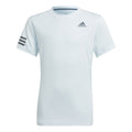 Club 3 Stripes Maglietta Ragazzi - blu chiaro,