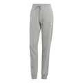 Essentials Linear French Terry Cuffed Pantalone Da Allenamento Donna-Grigio Chiaro,Bianco