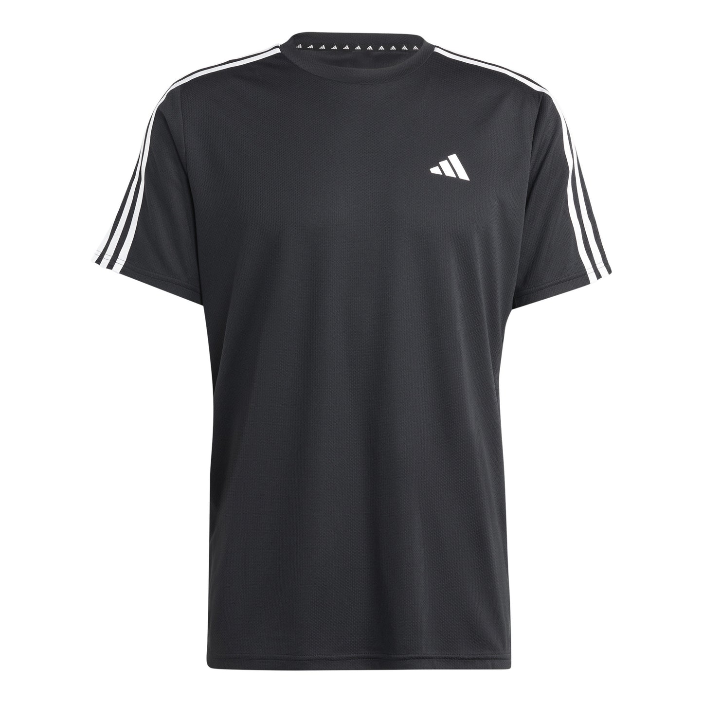 adidas Essentials Train 3-Stripes Training Maglietta Uomini-Nero,Bianco