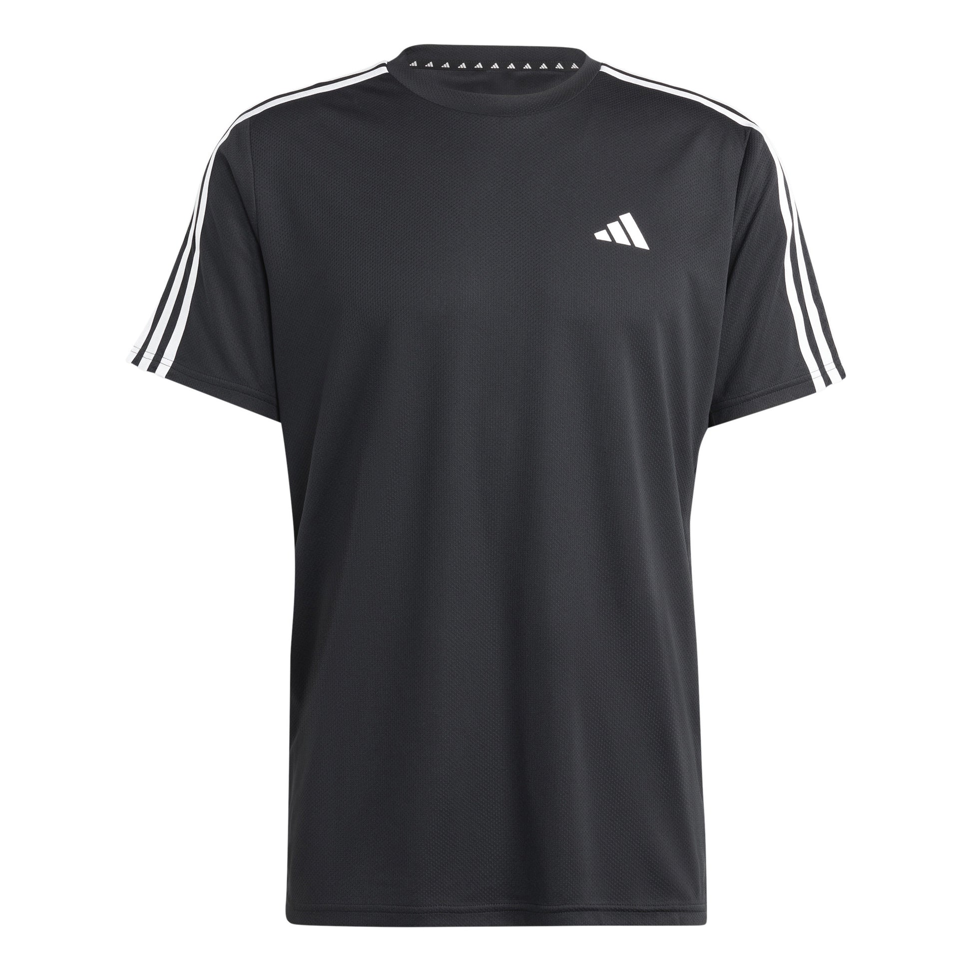 adidas Essentials Train 3-Stripes Training Maglietta Uomini-Nero,Bianco