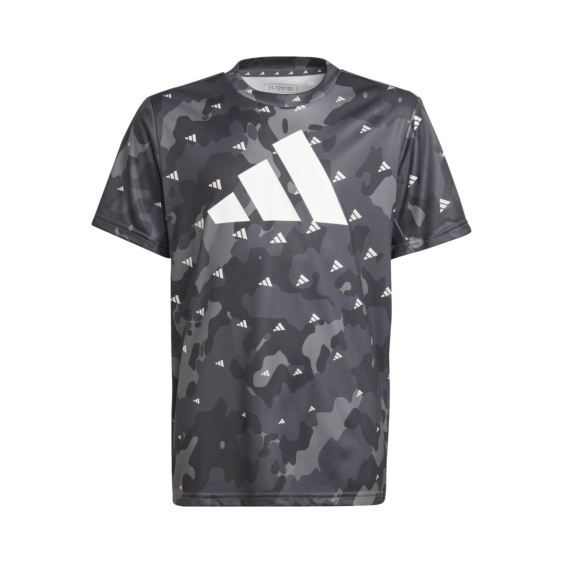 adidas Seasonal Aeroready All Over Print Maglietta Ragazzi - grigio scuro, bianco