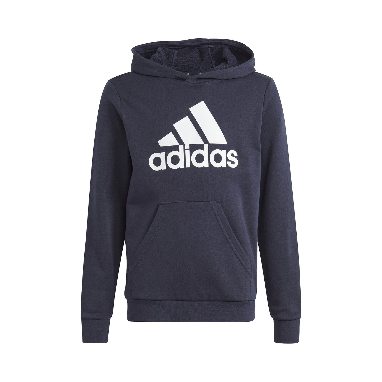 adidas Big Logo Cotton Felpa con cappuccio Ragazzi - blu scuro, bianco