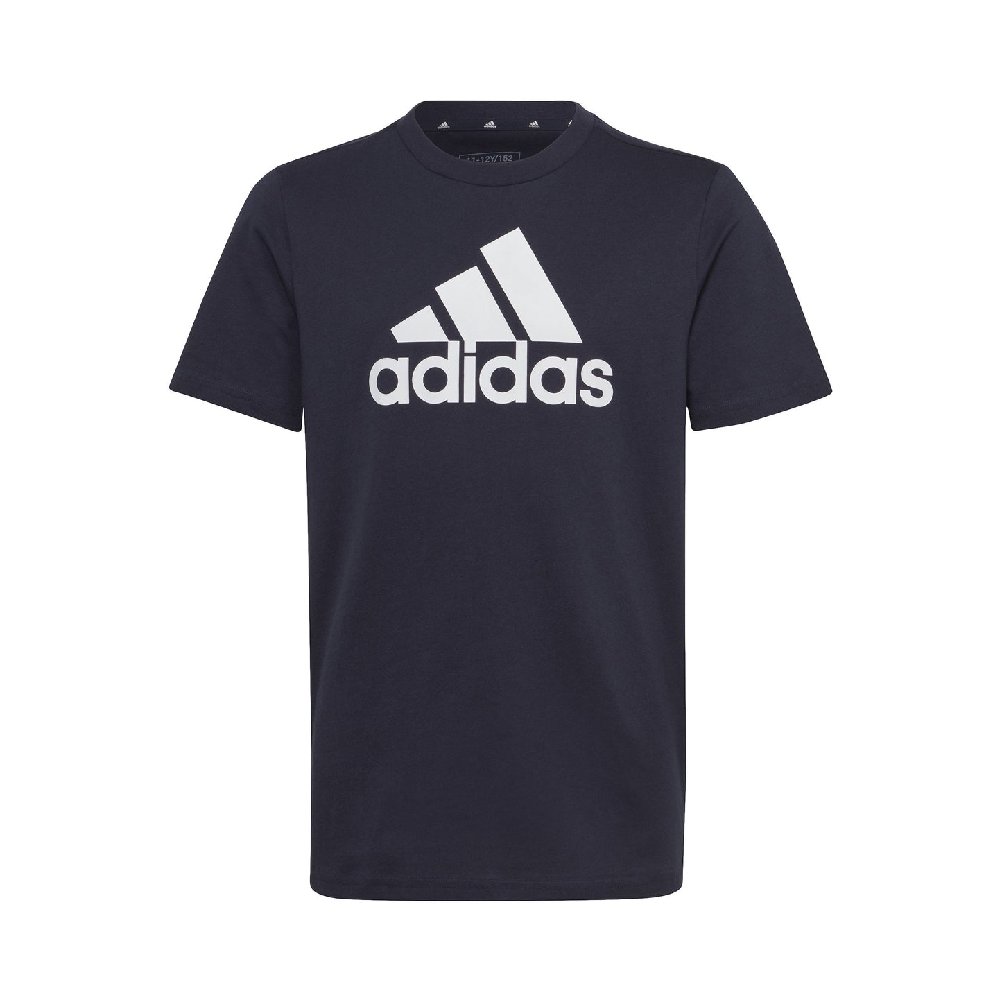 adidas Big Logo Maglietta Ragazzi - blu scuro, bianco