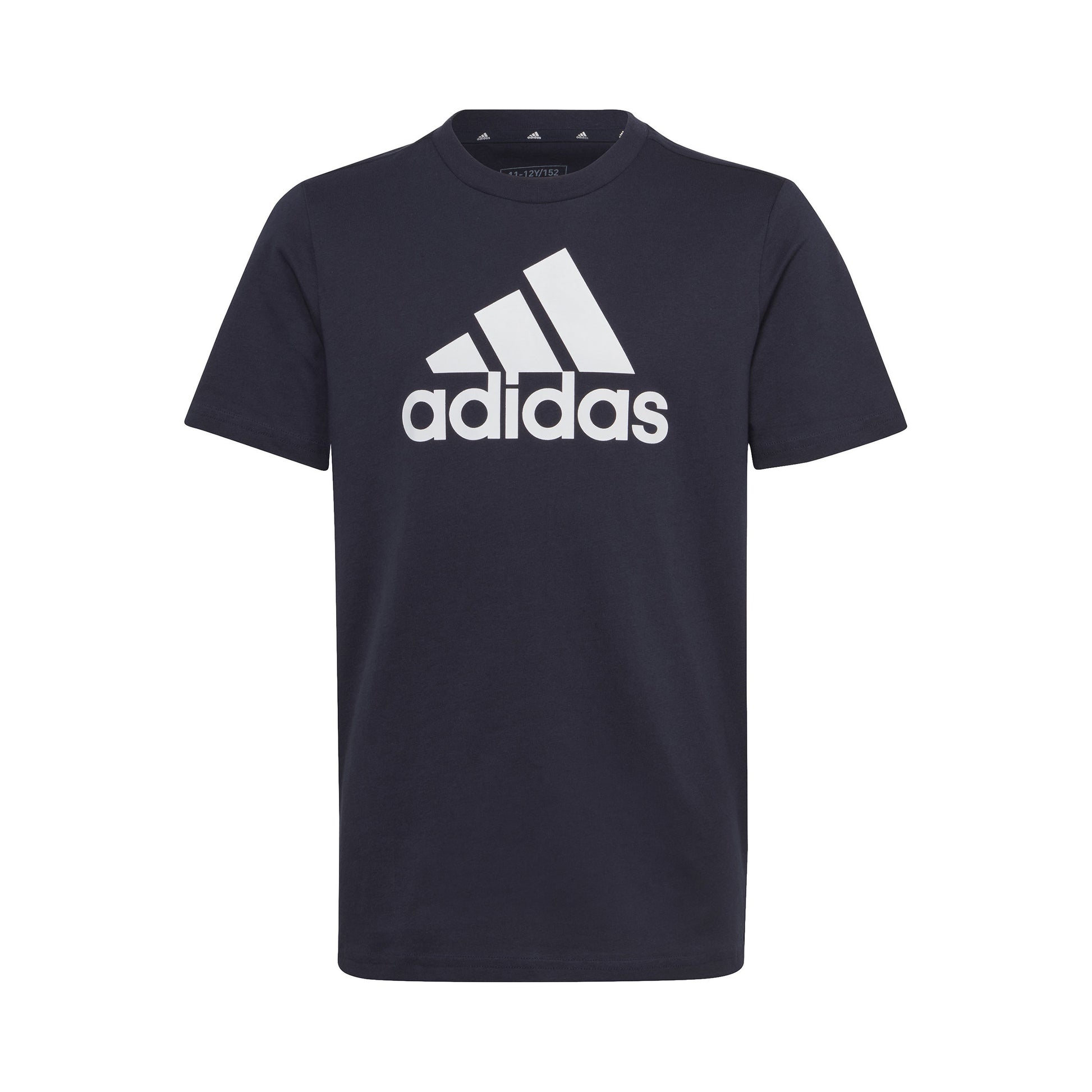 adidas Big Logo Maglietta Ragazzi - blu scuro, bianco